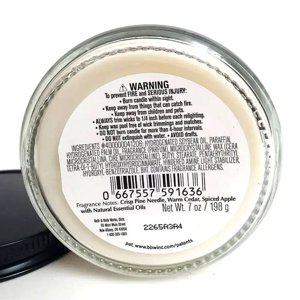 Bath & Body Works Tree Farm Single Wick Scented Jar Candle 7 oz
